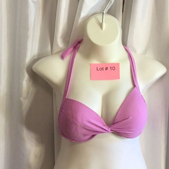 Push up bikini top in pink size extra large - Picture 2 of 6